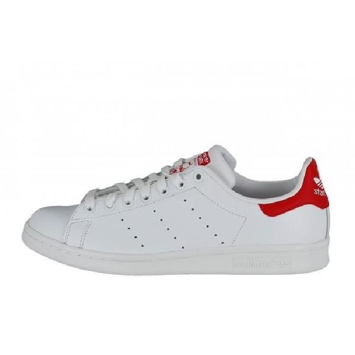 adidas stan smith blanche et rouge femme